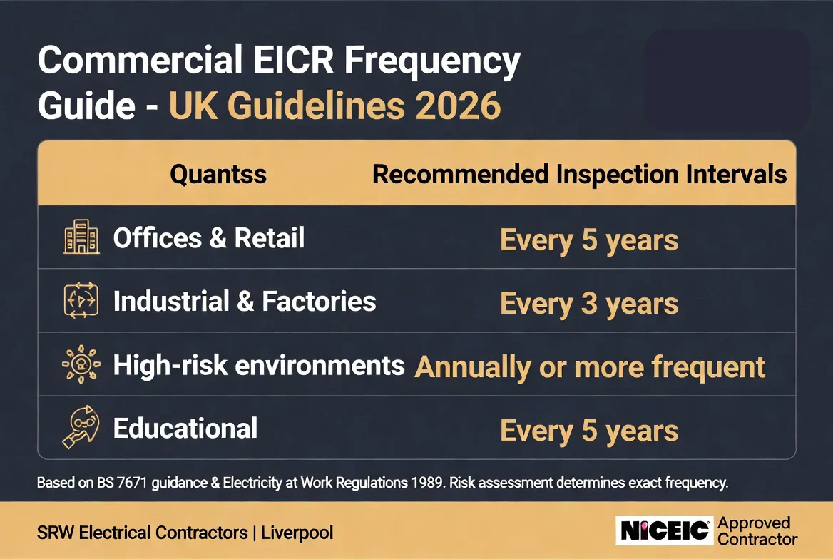 Commercial Electrician Liverpool - Complete Guide to Services for Businesses - SRW Electrical Contractors v2